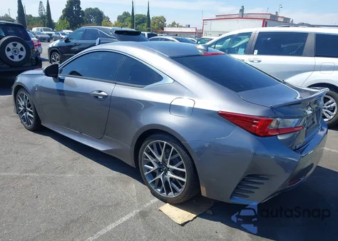 2016 Lexus Rc 200T из США, поврежденный, VIN JTHHA5BC4G5000762